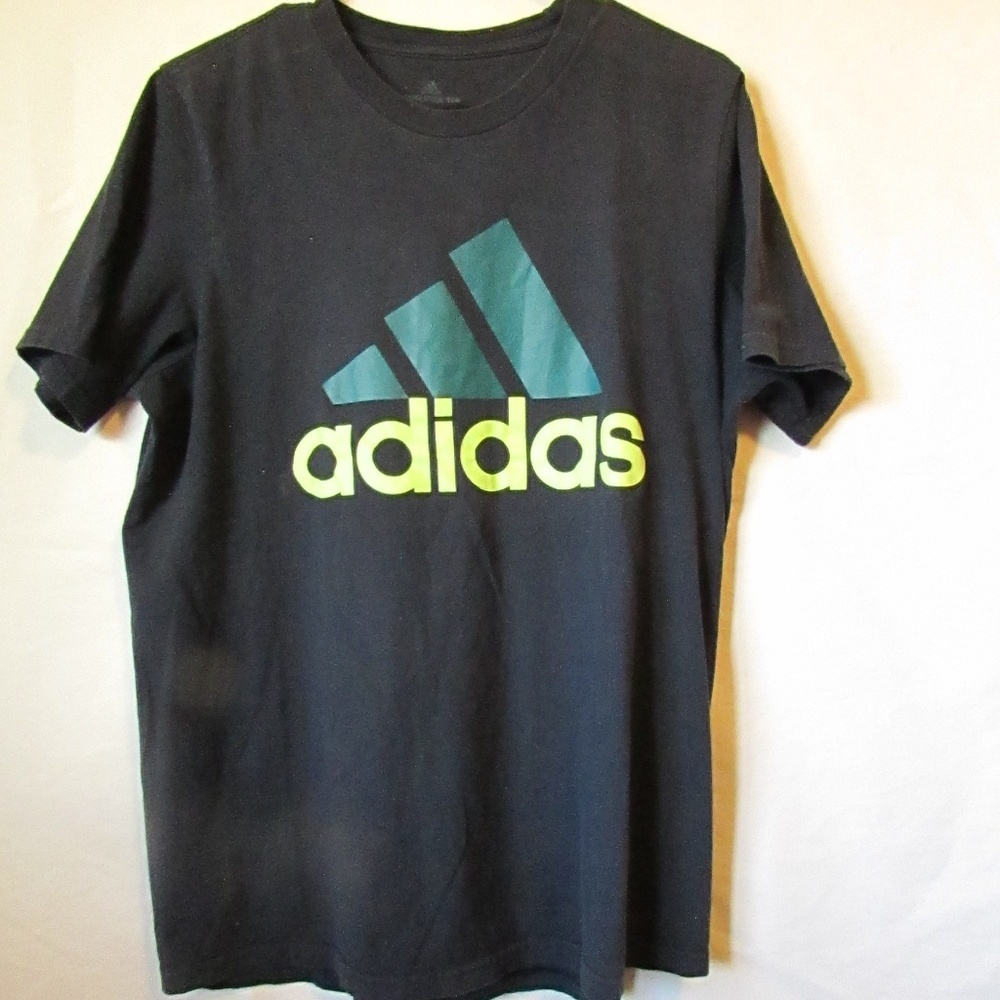 Adidas Blue T-Shirt with Adidas Logo